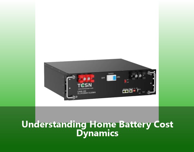 Understanding Home Battery Cost Dynamics